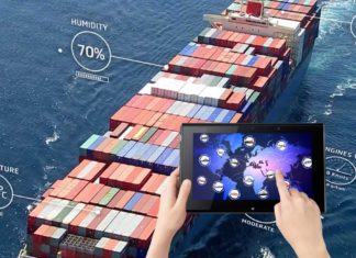 Autonomous Ships controlled and monitored using phone tablet
